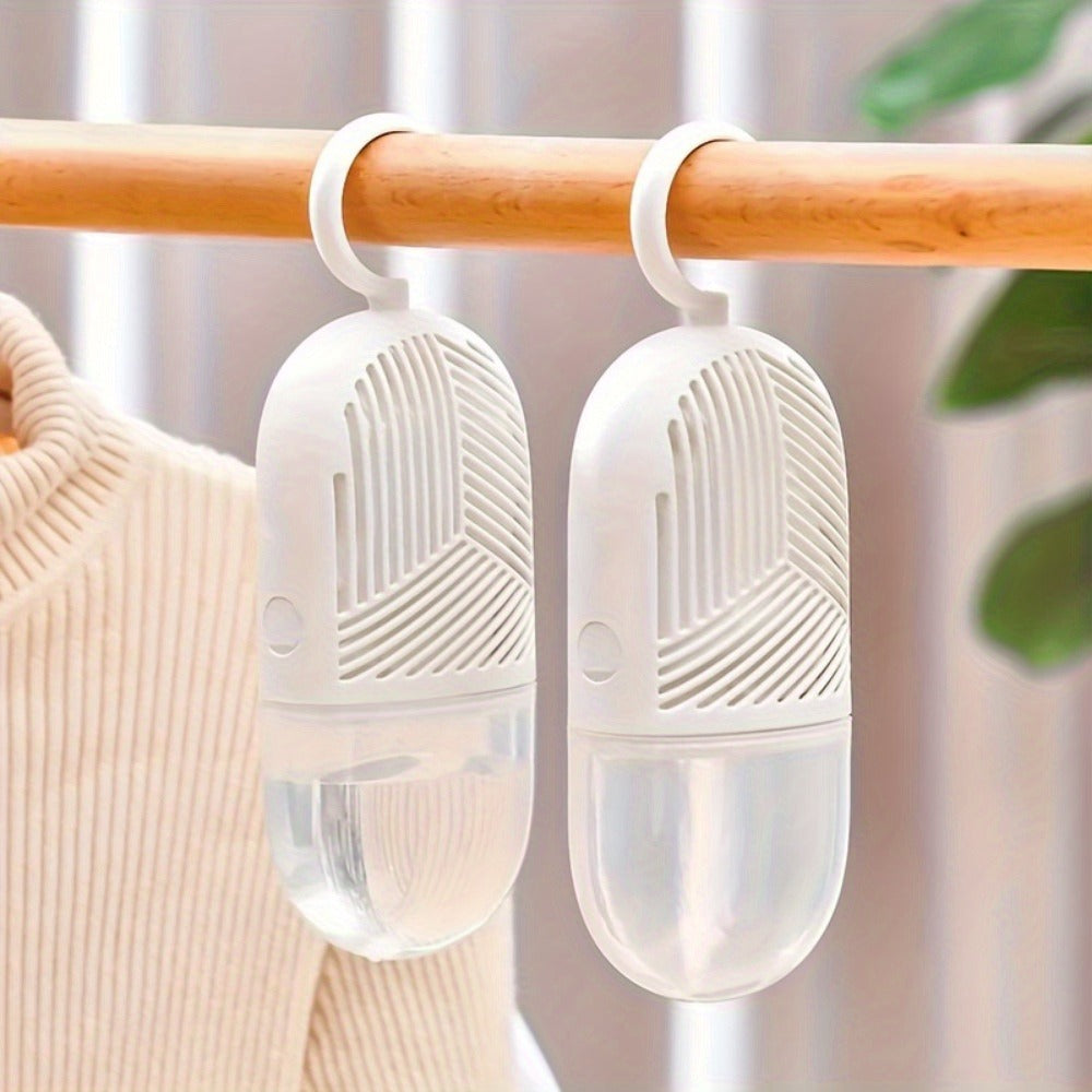 Reusable Dehumidifier Bags Set of 6 with Hooks No Electricity Moisture Absorber Mildew Resistant for Closet Bedroom Bathroom Wardrobe Basement RV Boat Home Humidity Control Gift