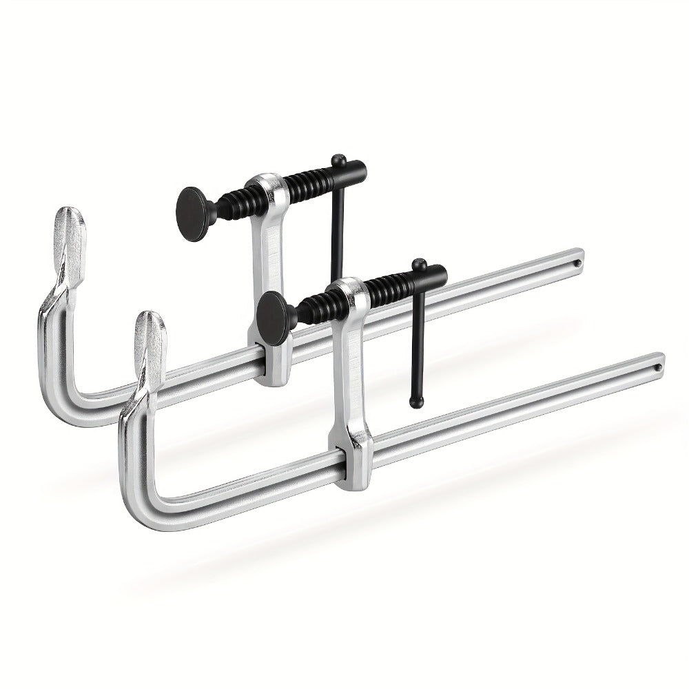 Bar Clamps 12 Inch 2-Pack ¨C Jorgensen Light-Duty Drop Forged Steel Clamps for Woodworking, Welding & DIY Projects, Heavy-Duty Grip Bar Clamp Set