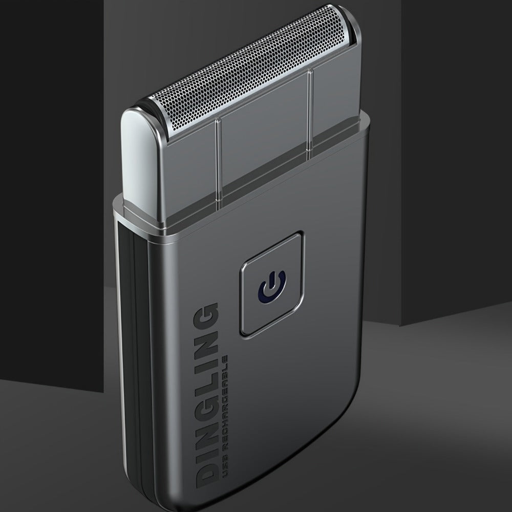 Electric Razor for Men ¨C Rechargeable USB Stainless Steel Shaver with Net Shaving Function, 46-60 Min Battery Life, Cordless Wet Dry Electric Shaver for Close Comfortable Shave