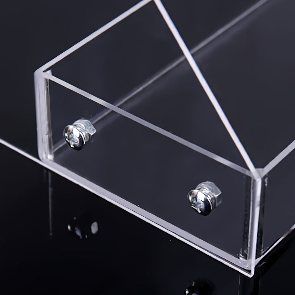 Clear Acrylic Makeup Organizer 5-Tier Cosmetic Storage with Multiple Compartments for Perfume Lipstick Skincare Nail Polish Jewelry Vanity Dorm Bedroom