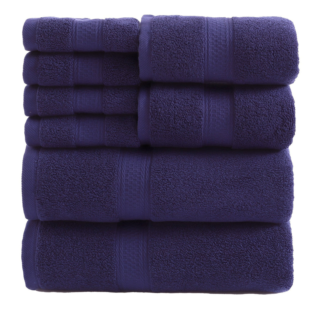 Luxury Soft Towel Set 8 or 16 Piece - Thickened Quick Dry Skin Friendly High Absorbency Bath Towels Hand Towels Washcloths | 13+ Colors | Home Hotel Travel Fitness Spa Gift Set