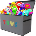 Extra Large Collapsible Kids Storage Chest with Lid ¨C 31.7 Gal Toy Box Organizer Bins for Boys Girls Bedroom Nursery Living Room