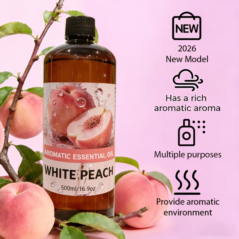 Premium Aromatic Oil Rose White Peach Ocean Sandalwood Woody Cologne Long-Lasting Fragrance for Diffuser Air Purifier Bedroom Living Room Car Odor Eliminator