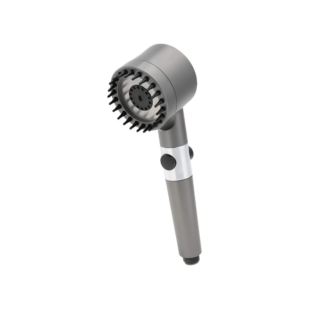 High Pressure Shower Head Set 4-Piece ¨C Turbine Spray Wall Mounted, 3-Stage Adjustable Mode, 6 Water Filters & 68¡± Hose, Skin-Friendly Bathroom Shower Upgrade Kit