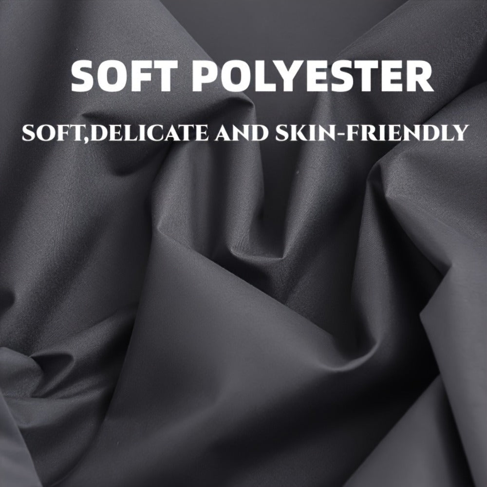Waterproof Fitted Sheet Soft Breathable Mattress Cover Solid Color Deep Pocket Bed Sheet for Bedroom Guest Room Dorm Twin Full Queen King
