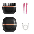Hair Straightener Comb Mini Wireless USB Rechargeable | Portable Hot Comb Brush for Women | Compact Travel Hair Straightening Brush | Heat-Resistant Lightweight Styling Tool | Women's Gift Idea