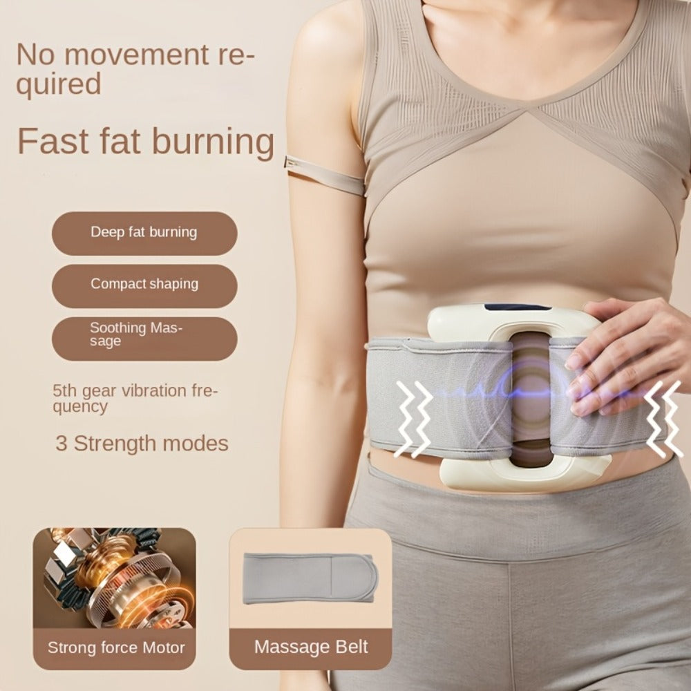 Massage Ring Fascia Massager ¨C Mini Neck Waist & Full Body Muscle Relaxing Ring with Massage Belt, Multi-Function Fitness Relaxation Tool for Back, Waist & Neck, Portable Gift for Men Women