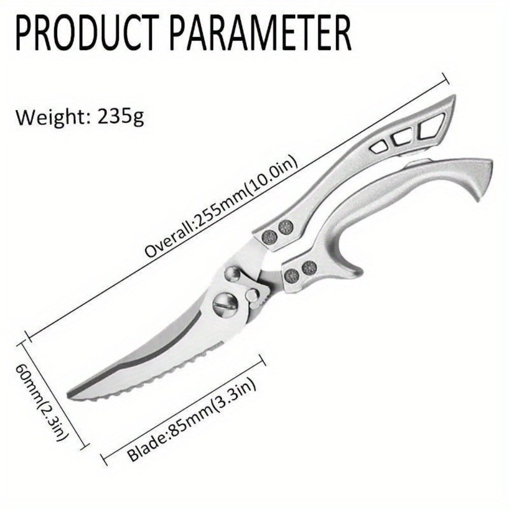 Kitchen Knife Set 3/7pc Professional Chef Knife Set with Butcher Boning Scissors | Stainless Steel Cooking Knives for Home Hotel Camping