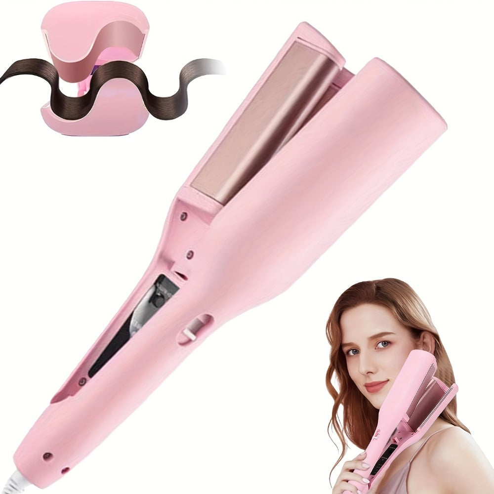 Curling Iron 32mm Deep Wave Curler Fast Heating Adjustable Temperature Anti-Scald Salon-Grade Hair Styling Tool Long-Lasting Waves Gift