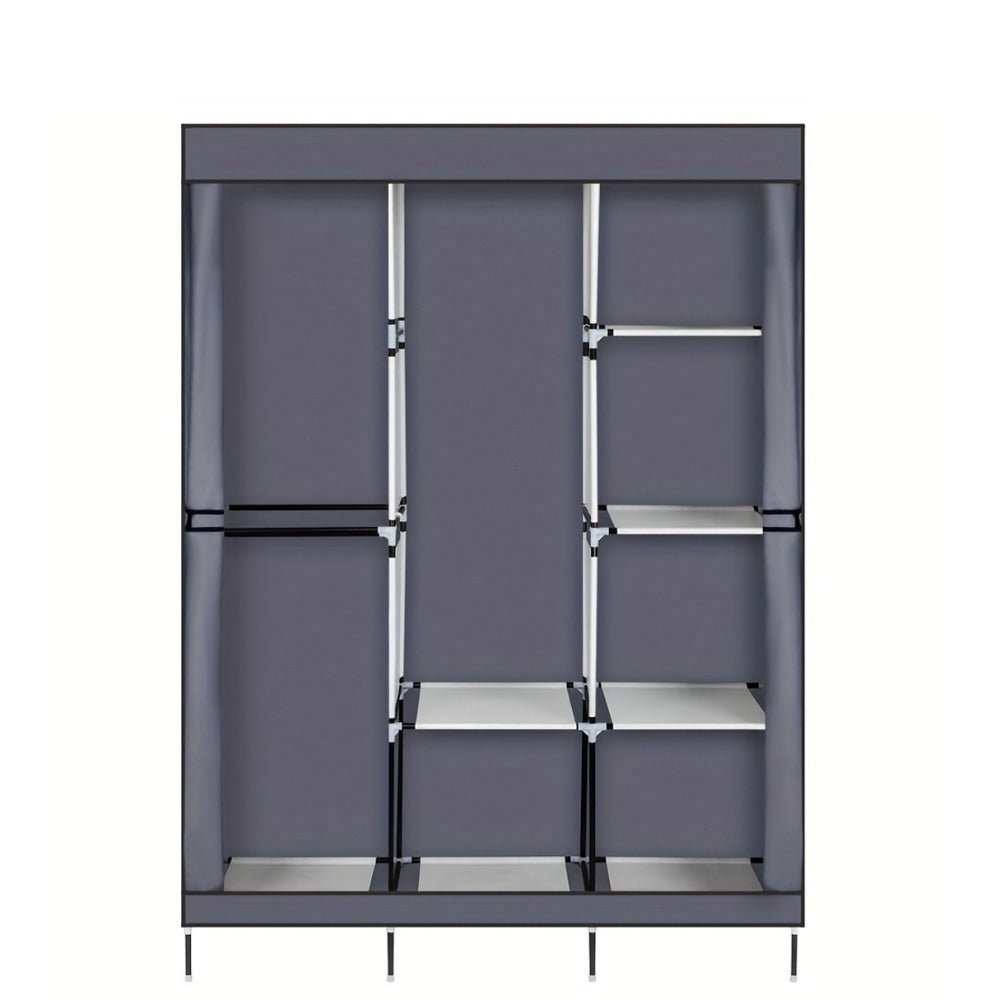 Portable Closet Wardrobe Organizer 71¡± Clothes Rack with Shelves, Freestanding Bedroom Storage Closet System