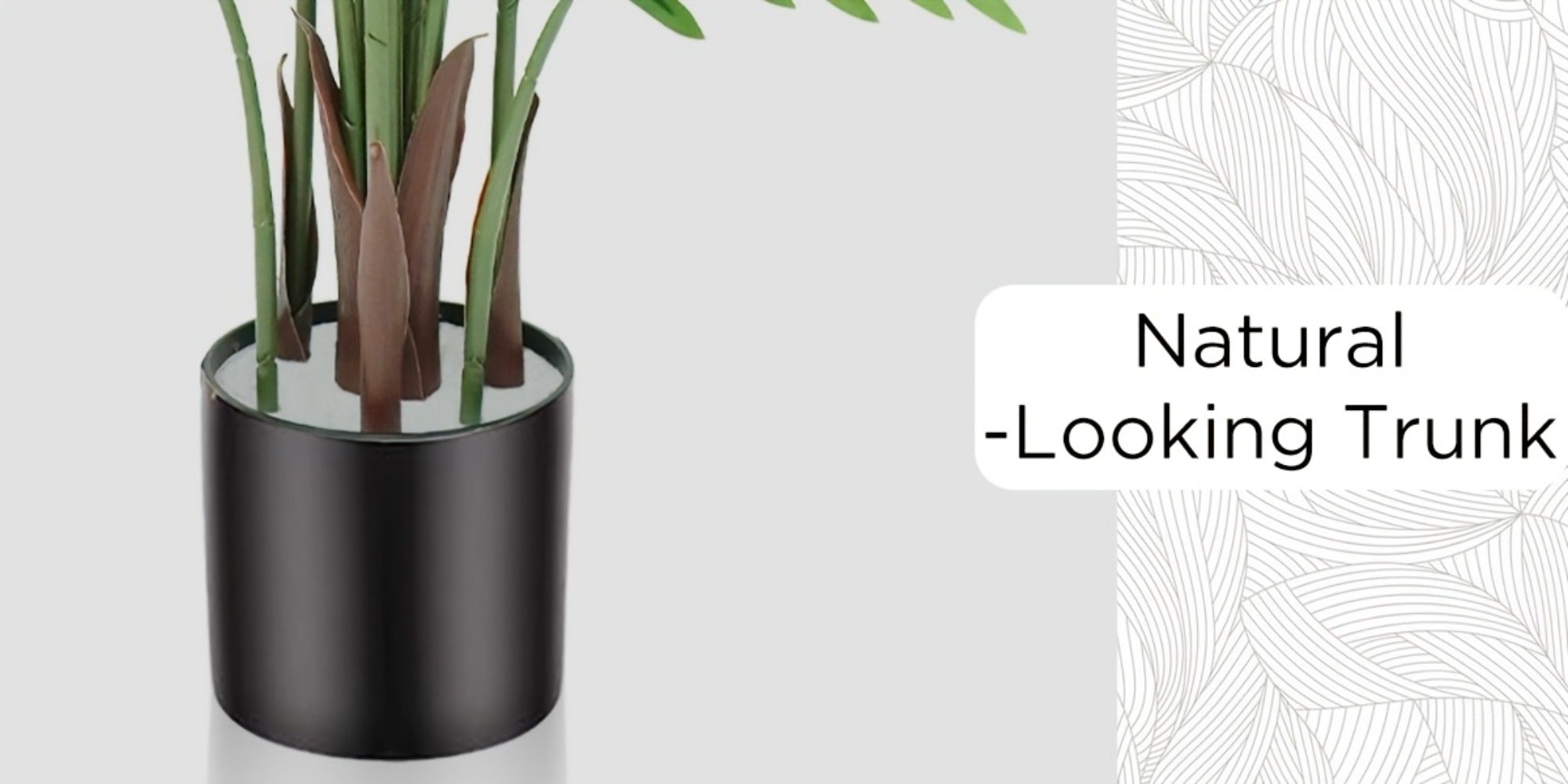 Artificial Palm Tree Fake Indoor Plant ¨C 4/5/6FT Faux Tropical Areca Palm with Realistic Leaves, Planter Options, for Living Room Bedroom Office Patio Home Decor