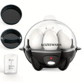 Electric Egg Boiler & Cooker with Auto Shut-Off ¨C Single & Double Layer, Multi-Function for Hard Boiled, Soft Boiled, Scrambled, Omelette, Steamed Vegetables & Dumplings, 4 Colors