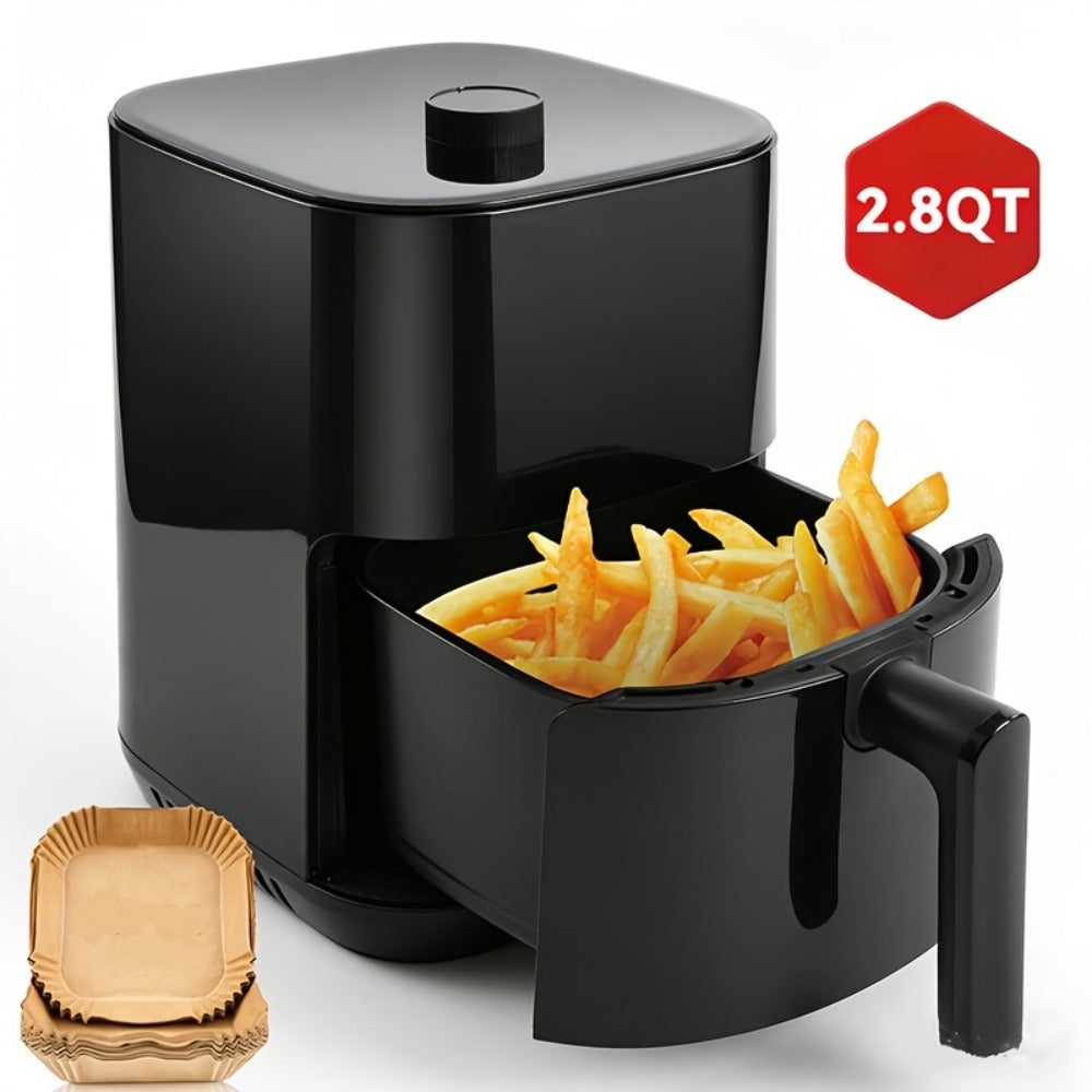 Air Fryer 8-in-1 with LED Touchscreen, 6QT Large Capacity Electric Hot Air Oven, 1350W 360¡ã Hot Air Circulation, Non-Stick Fry Basket, Heat-Insulated Handles, 8 Cooking Presets for Home Kitchen