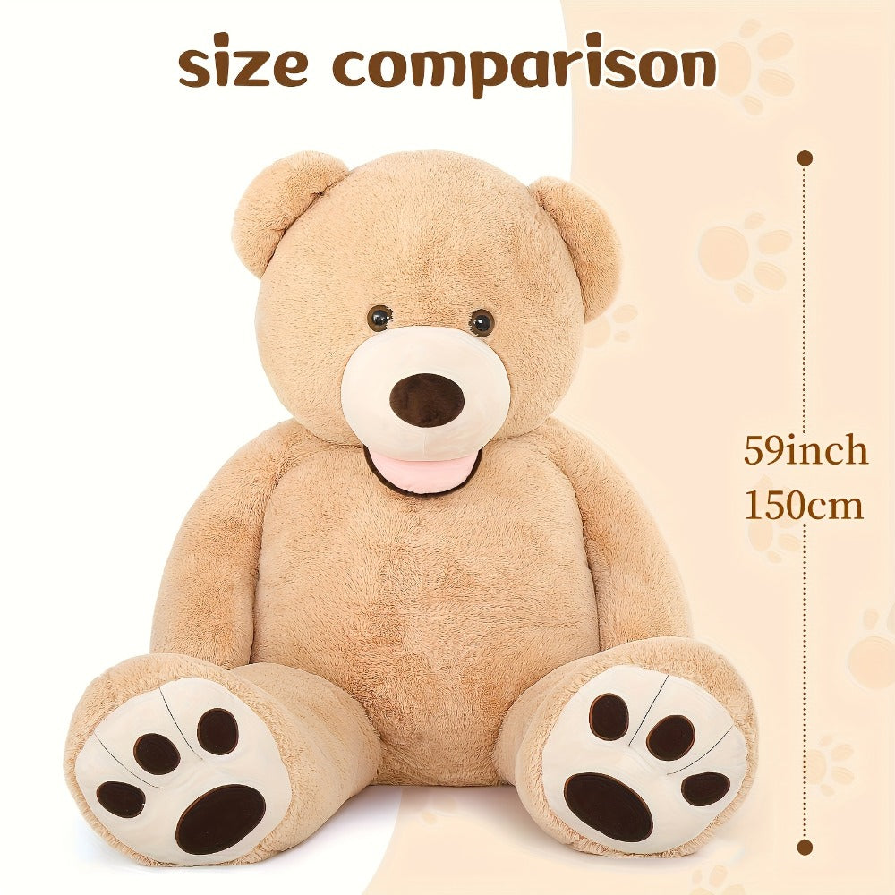 Giant Teddy Bear Plush 5ft Life Size ¨C Huge Stuffed Animal for Girlfriend Boyfriend, Large Big Teddy Bear Gift for Valentines Anniversary Birthday Lover