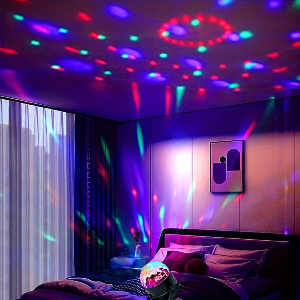 Party Lights Disco Ball Strobe Light Remote Control DJ Lighting Music Sync Rotating Effect for Home Room Dance Birthday Wedding Halloween Christmas Party Decorations 2pcs or 4pcs