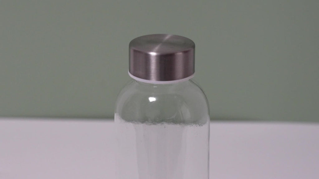 Glass Water Bottles with Lids 18oz Set of 10 Reusable Clear Glass Juice Bottles BPA Free Leak-Proof Stainless Steel Cap for Juicing Smoothie Beverage Storage