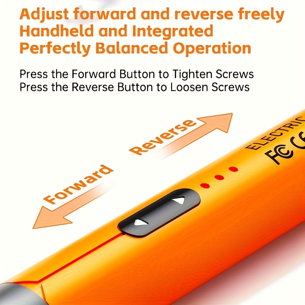 46-in-1 Electric Precision Screwdriver Kit - Brushless Motor USB Rechargeable 500mAh, 46 Bits Reverse Rotation for Phone, PC & Home Repair