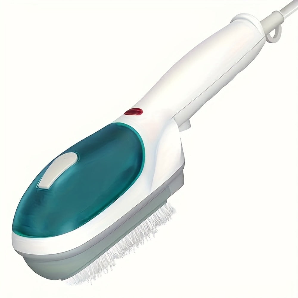Garment Steamer Handheld Steam Iron Portable Wrinkle Remover Horizontal Vertical Steam Dry Ironing Efficient Heating for Home Office Travel Clothes Green