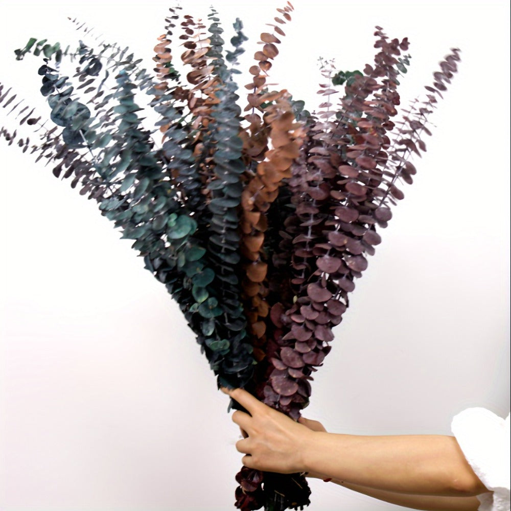Artificial Eucalyptus Stems 24-Pack, 17 Inch Faux Eucalyptus Branches with 4 Color Mix for Vase, Wedding Centerpieces, Bouquets & Farmhouse Home Decor