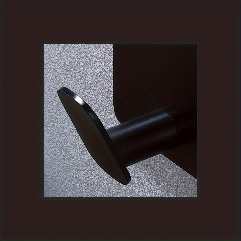 Adhesive Wall Hooks 8-Pack ¨C Stainless Steel No-Drill Towel Hook for Bathroom Kitchen Bedroom Coat Hat Key Holder