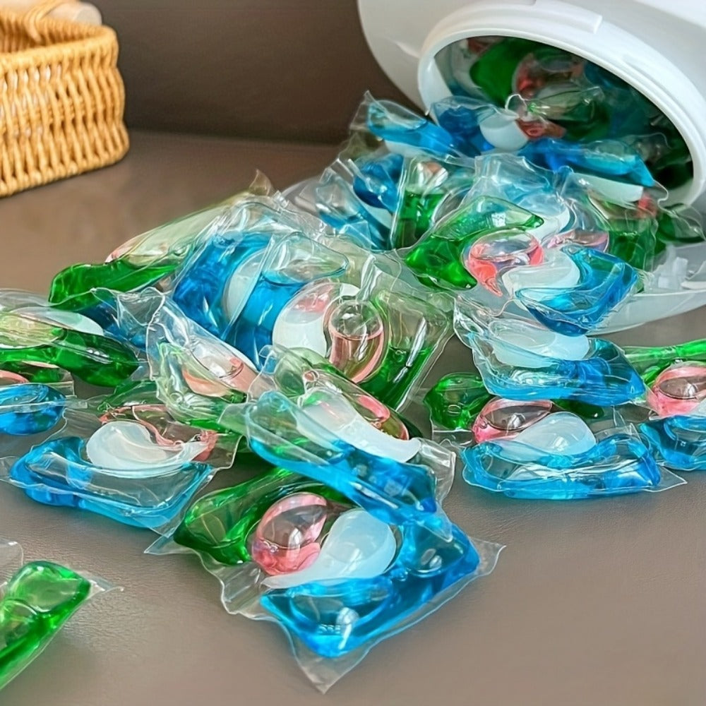 Laundry Pods Concentrated Deep Cleaning Tough Stain Removal Long-Lasting Fragrance Quick Dissolving No Residue ¨C 200g 300g 600g Laundry Detergent Pods