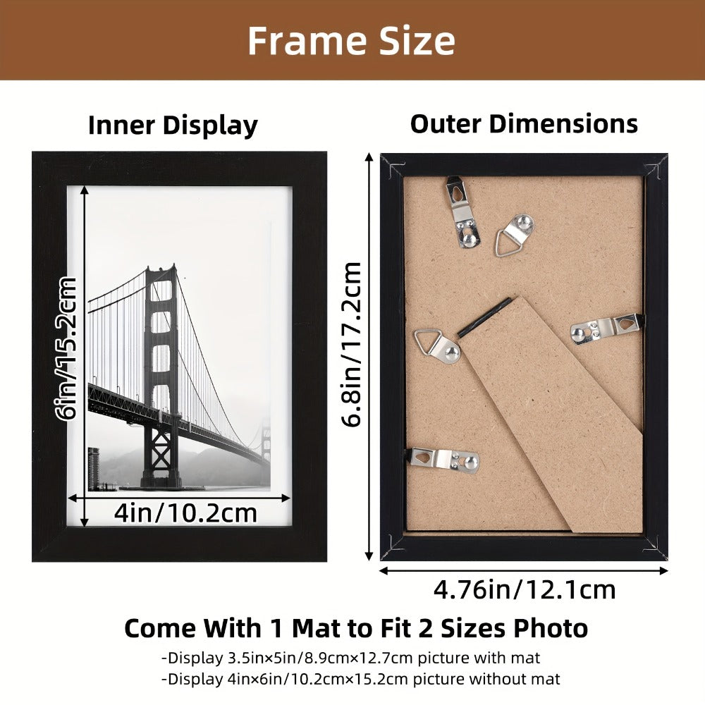 Picture Frames Set of 12/24 Black Multi Photo Frames Collage for Wall and Tabletop Display, 4x6 5x7 8x10 Inch Photo Board for Home School Office Halloween Christmas Decor