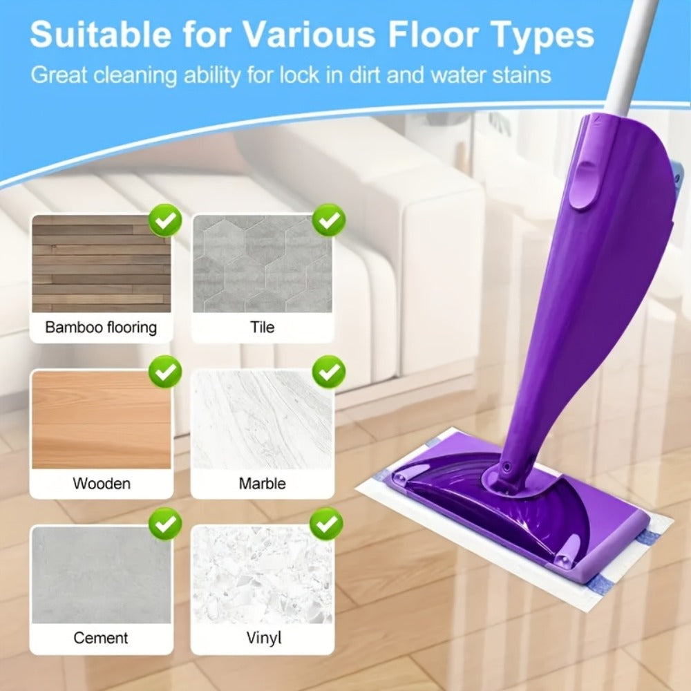 Wet Jet Mop Pads Refills Disposable ¨C 30/60/80/120 Count Multi-Surface Floor Cleaning Pads Compatible with Swiffer WetJet, Thick & Absorbent (No Mop)
