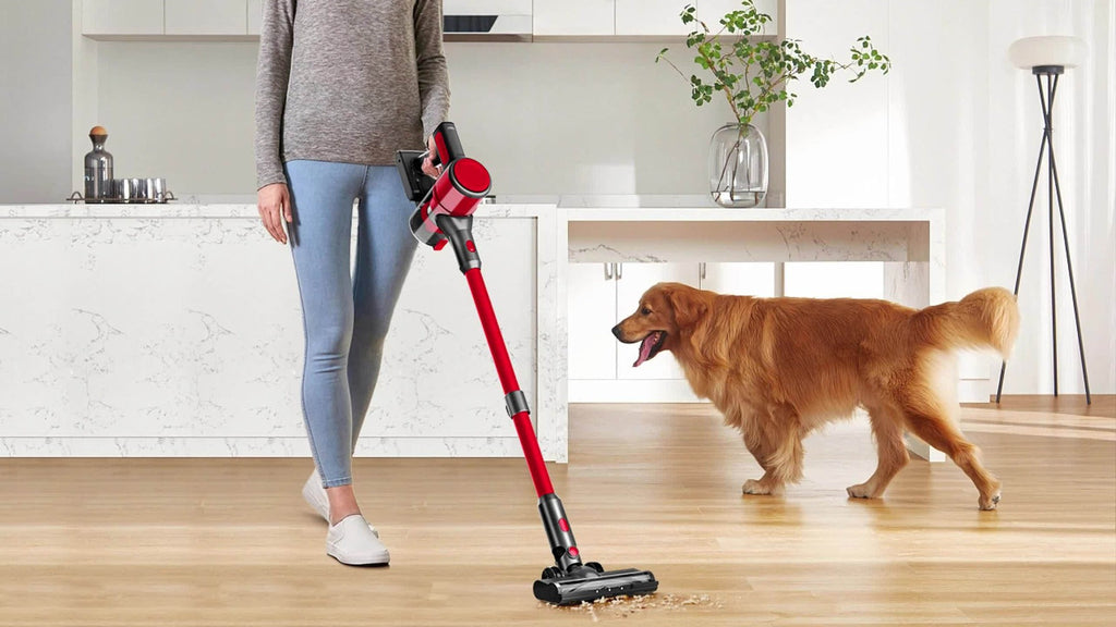 45KPA Cordless Stick Vacuum Cleaner 8-in-1 Rechargeable, Up to 45 Min Runtime Lightweight Handheld Vacuum for Carpet Pet Hair Hardwood Floor Home, Powerful Suction Multi-Attachment Floor Vacuum Cleaner