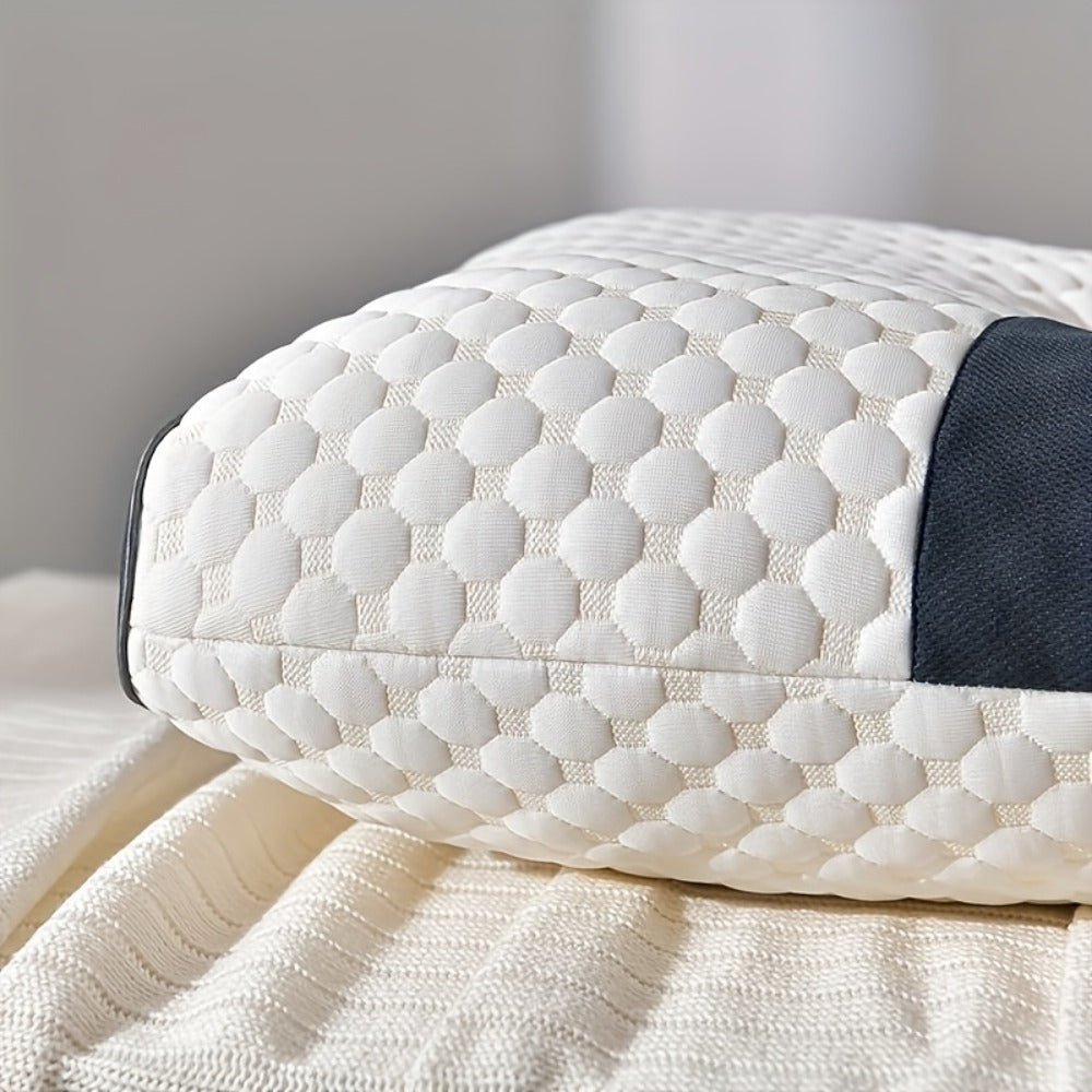 Ergonomic Neck Pillow 2-Pack Orthopedic Contour Support, Removable Zippered Cover, Breathable Fabric, All-Season Cervical Spine Relief, Neck & Shoulder Massager Pillow