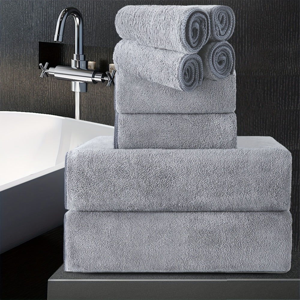 Extra Large Bath Towel Set 8 Piece 750GSM 35x70 Inch - Ultra Soft Luxury Thick Lightweight Highly Absorbent Fast Dry Oversized Bath Sheet | 15 Colors | Bathroom Gym Daily Use Adult