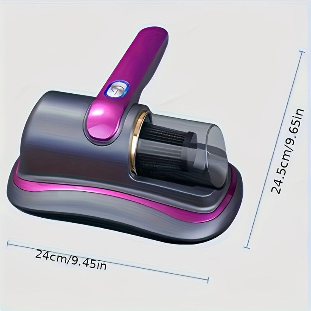 UV Handheld Bed Vacuum Cleaner Rechargeable ¨C Super Suction, Low Noise, Washable Filter for Deep Cleaning Mattress, Sofa, Pet Hair & Dust Mites, Cordless