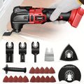 Oscillating Multi Tool Brushless Cordless Compatible with DeWalt 20V / 18V Battery ¨C 21000 OPM Variable Speed, 4.5¡ã Oscillating Angle, Anti-Vibration, Wood Cutting Blades & Sanding Pads (Battery Not Included)