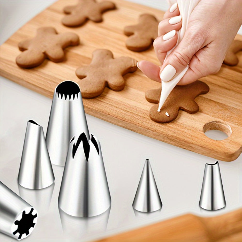 386 Pcs Cake Decorating Baking Set with Piping Nozzles & Frosting Tips ¨C Complete Beginner Baking Tool Kit with Floral Nozzles, Pastry Tips & Decorating Tools