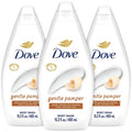 Dove Body Wash Gentle Pamper 450ml 3 Pack | Moisturizing Shower Gel with Soft Jasmine & Shea Butter Scent