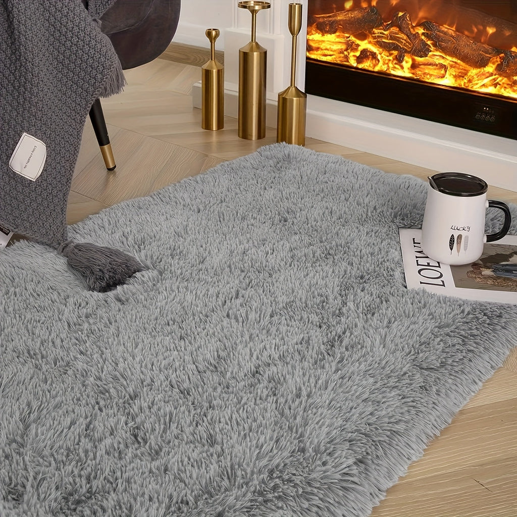 Fluffy Area Rug Large Soft Shag Carpet for Living Room Bedroom ¨C Non-Slip Ultra Thick Plush Floor Mat, Multiple Sizes & Colors, Home Decor