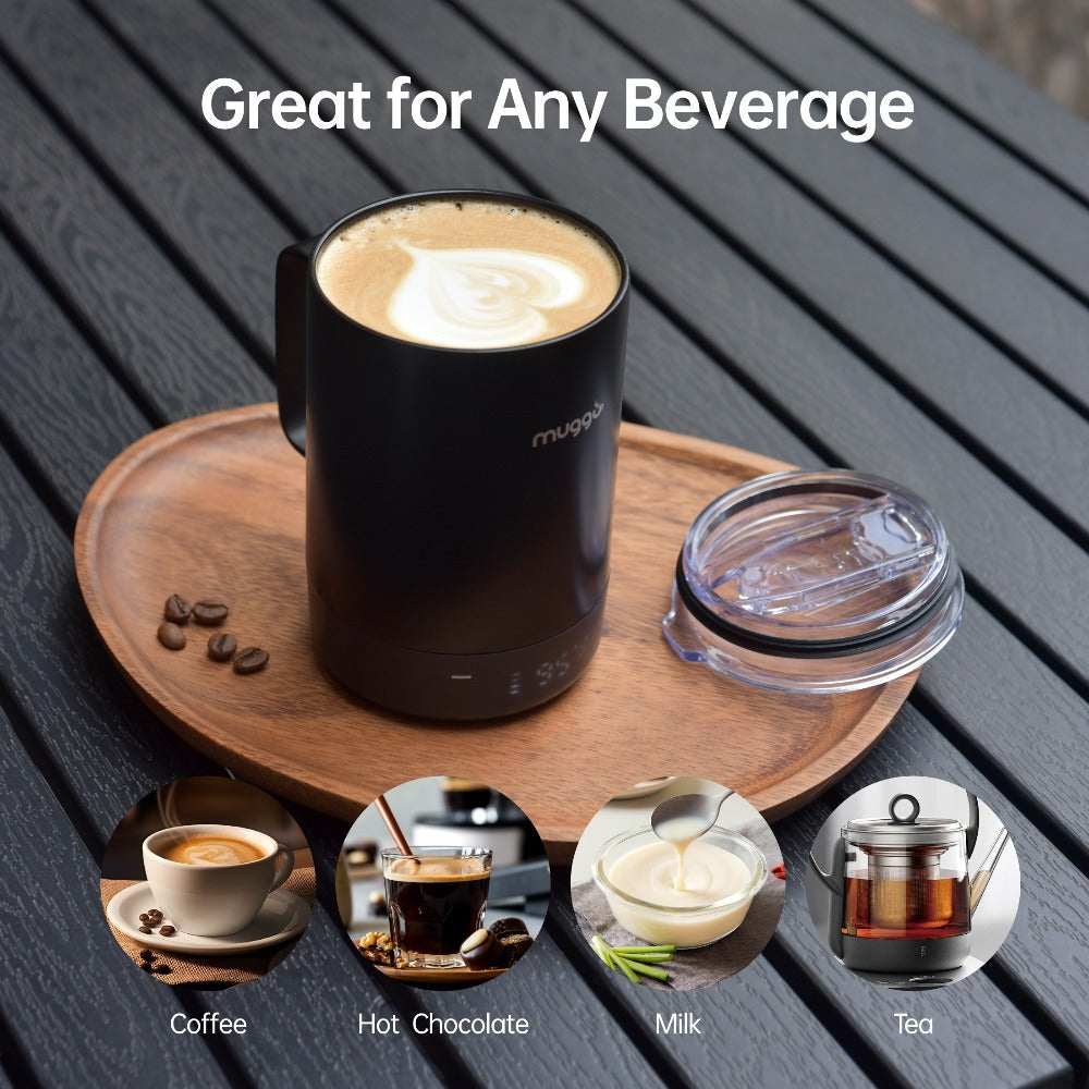 Self-Heating Coffee Mug with Temperature Control ¨C USB-C Rechargeable Smart Beverage Warmer Keep