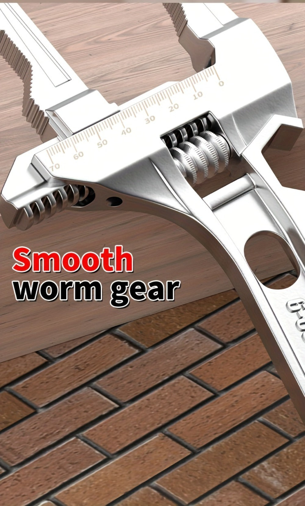 Bathroom Wrench Tool Multifunctional, Adjustable Double-Ended Open-End Wrench for Sink, Faucet, Water Pipe & Heating Repair, Space-Saving Plumbing Hand Tool for Home Bathroom Kitchen