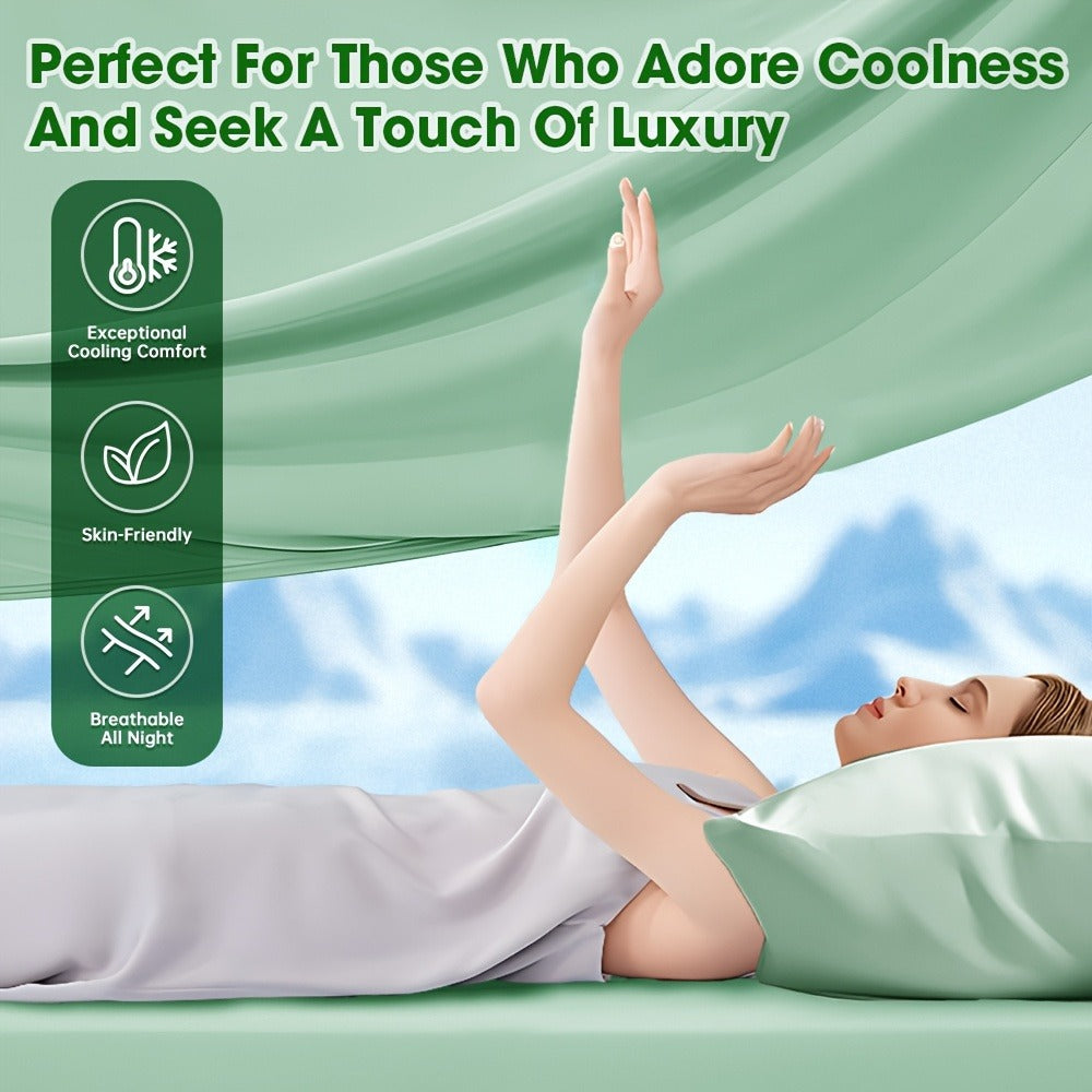 Fitted Sheet Set Cooling Deep Pocket - 2000TC Soft Microfiber Bed Sheet, Shrink Fade Wrinkle Resistant, 11 Colors 4 Sizes