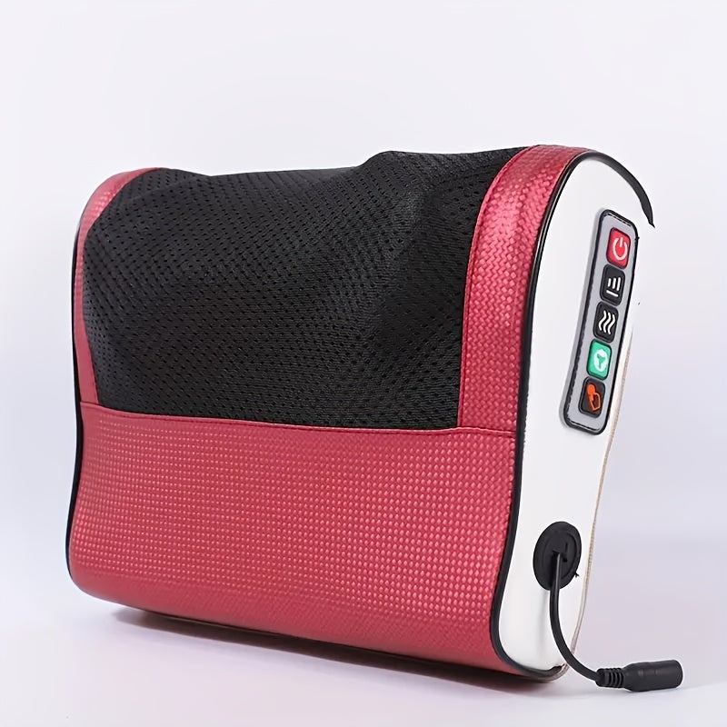 Shiatsu Neck & Back Massage Pillow ¨C Bidirectional Rotating Deep Tissue Kneading Cervical Massager for Pain Relief, Electric Massage Pillow for Neck Shoulder & Back, Gift for Mom Dad Men Women