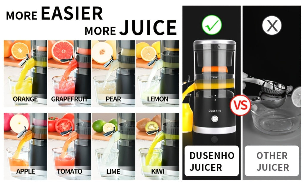 Electric Citrus Juicer Rechargeable USB-C ¨C Portable Electric Orange Juicer Machine with 45W Motor, BPA-Free, Quiet Operation, Cleaning Brush Included, for Orange Lemon Lime