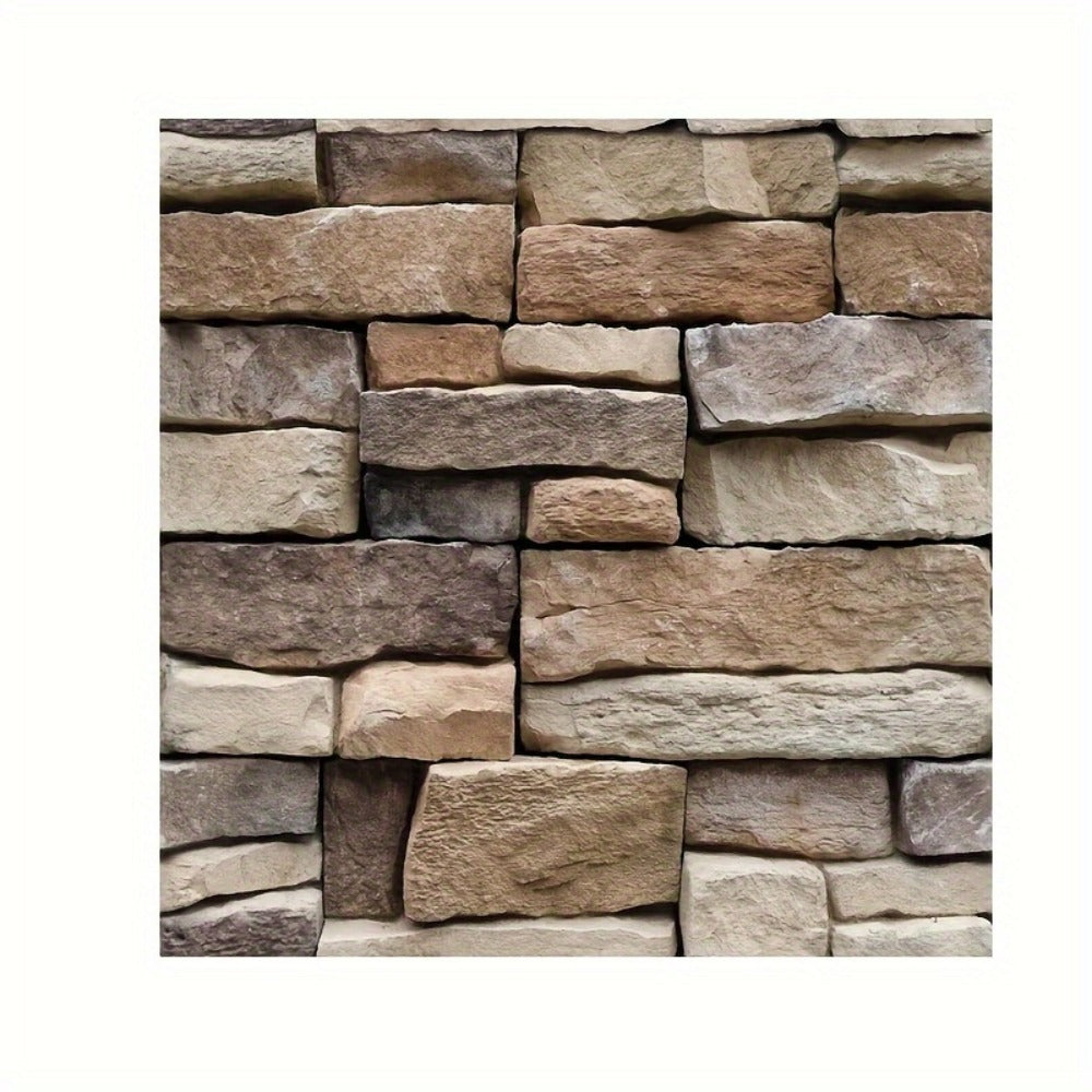 Peel and Stick Tile Stickers 20pcs Vintage Brick Pattern Self-Adhesive Waterproof Wall Tiles for Kitchen Bathroom Toilet ¨C Removable Oil-Proof Backsplash Wall Art Decor