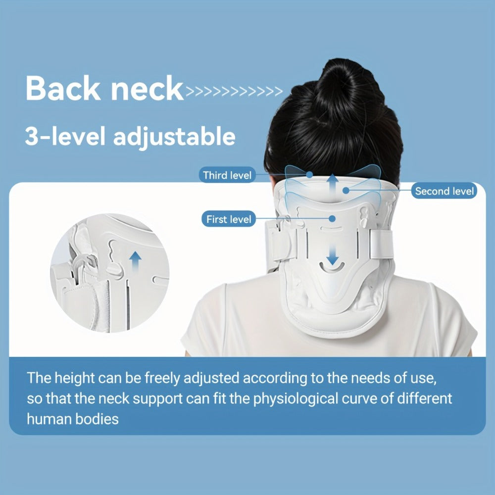 Cervical Neck Traction Device Inflatable Neck Brace with Airbag Support Ergonomic Spine Alignment Stretcher Collar Brace for Office Workers Adults KF-JB05