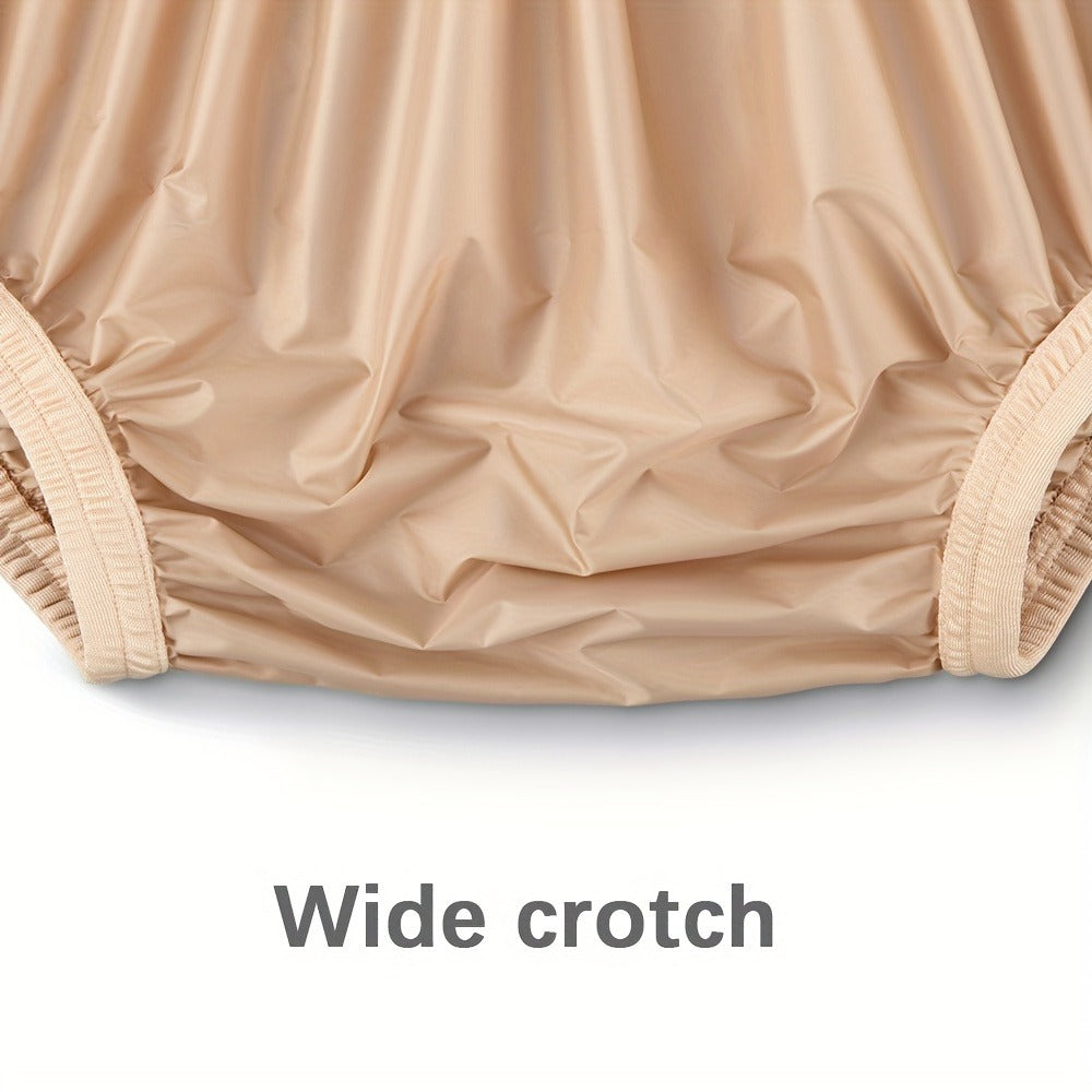 Adult Diaper Cover Waterproof Reusable Incontinence Pants ¨C Noiseless Soft Nylon Pull-On Leak Protection Underwear for Day & Night, Sizes S-4XL
