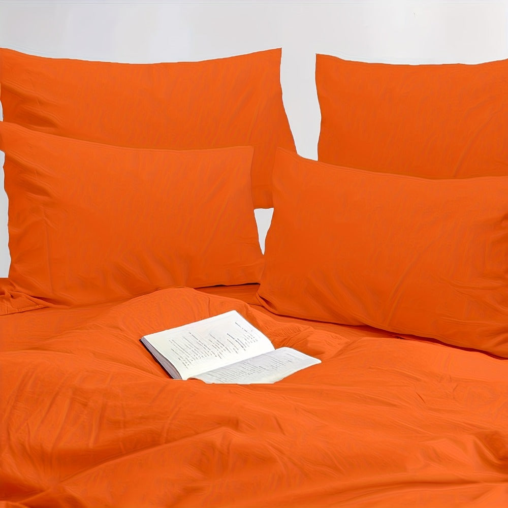 Microfiber Pillowcases Set of 4 ¨C Soft Brushed 90GSM Wrinkle-Resistant Envelope Closure Pillow Covers, Queen & King Size, Multiple Colors, Breathable Polyester Pillow Cases for Bedroom Hotel