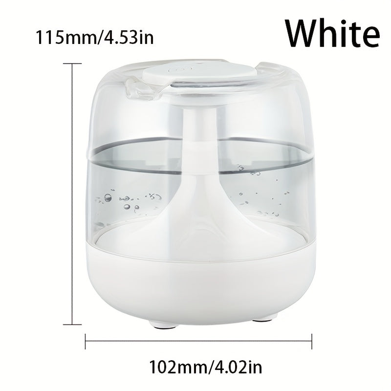 USB Humidifier with 7-Color Night Light ¨C Silent 26dB Double Mist Visible Water Tank 24-Hour Runtime for Bedroom Living Room Office Desktop Home Decor Gift