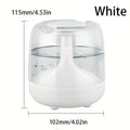 USB Humidifier with 7-Color Night Light ¨C Silent 26dB Double Mist Visible Water Tank 24-Hour Runtime for Bedroom Living Room Office Desktop Home Decor Gift