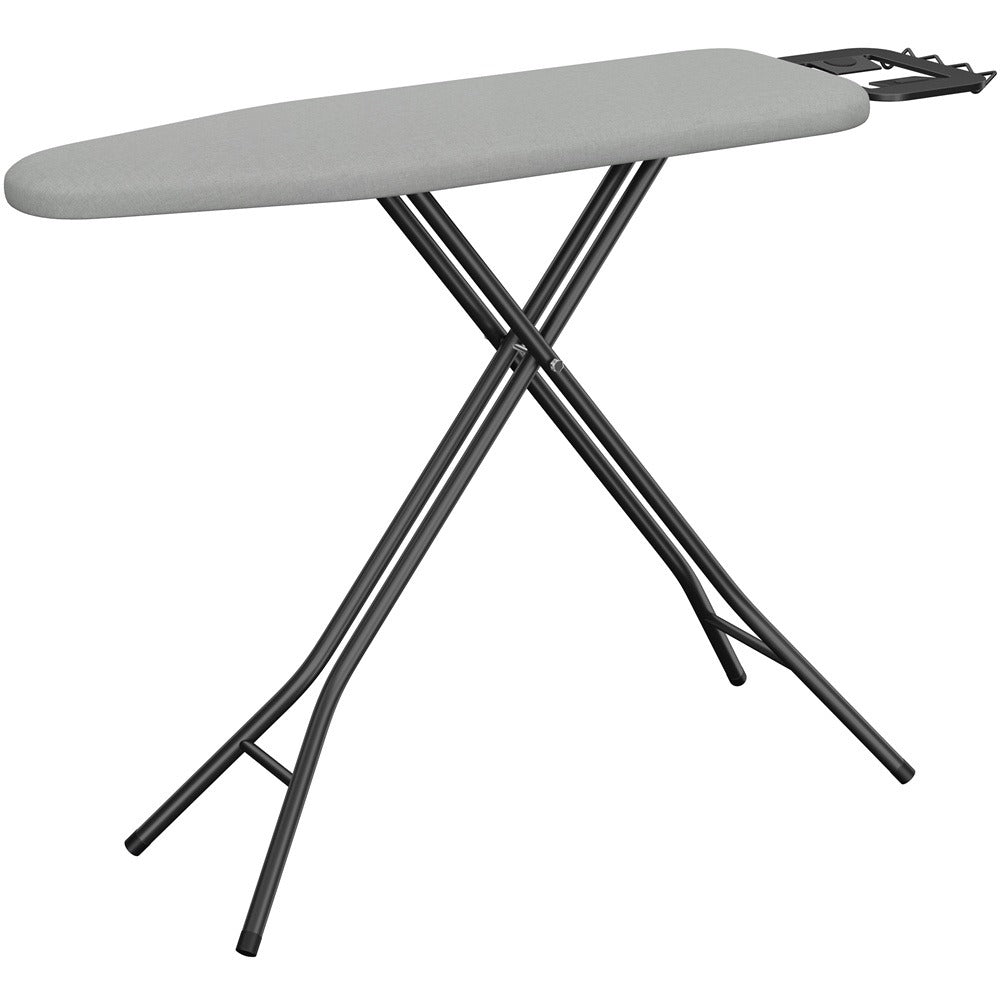 Ironing Board Full Size Adjustable Height Foldable Iron Board with 4-Leg Stand 4-Layer Thick Pad Iron Rest Safety Lock for Home Dorm Laundry Room