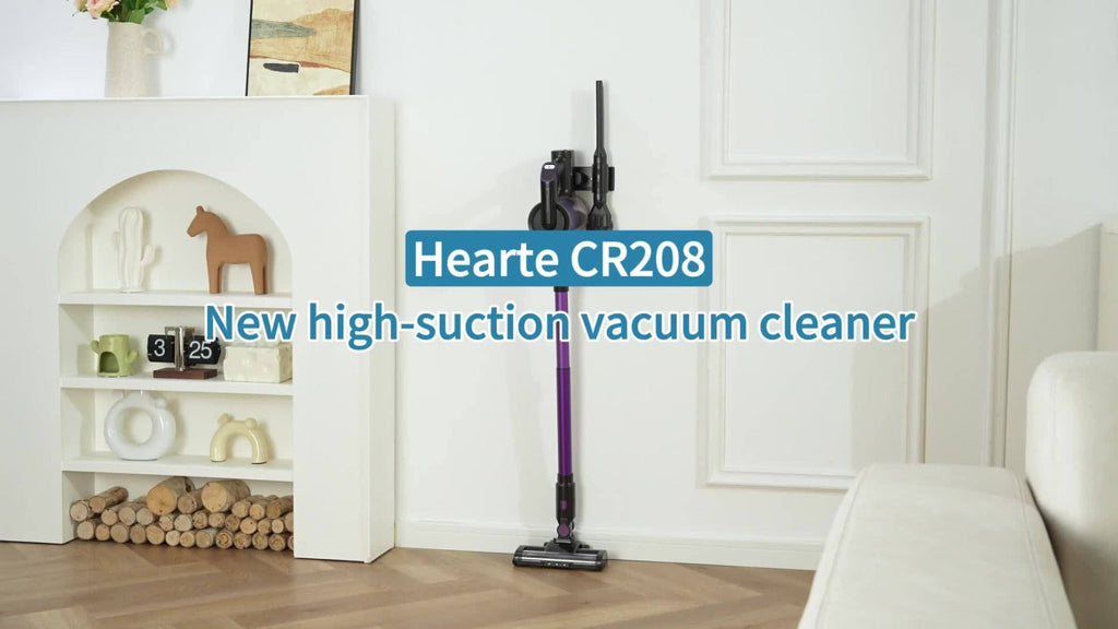 Cordless Vacuum Cleaner with Green Light Indicator, Brushless Motor Rechargeable Handheld Stick Vacuum for Home Car Carpet Pet Hair Hardwood Floor, 2L Dust Cup 45-Min Runtime Multi-Filter Portable Design