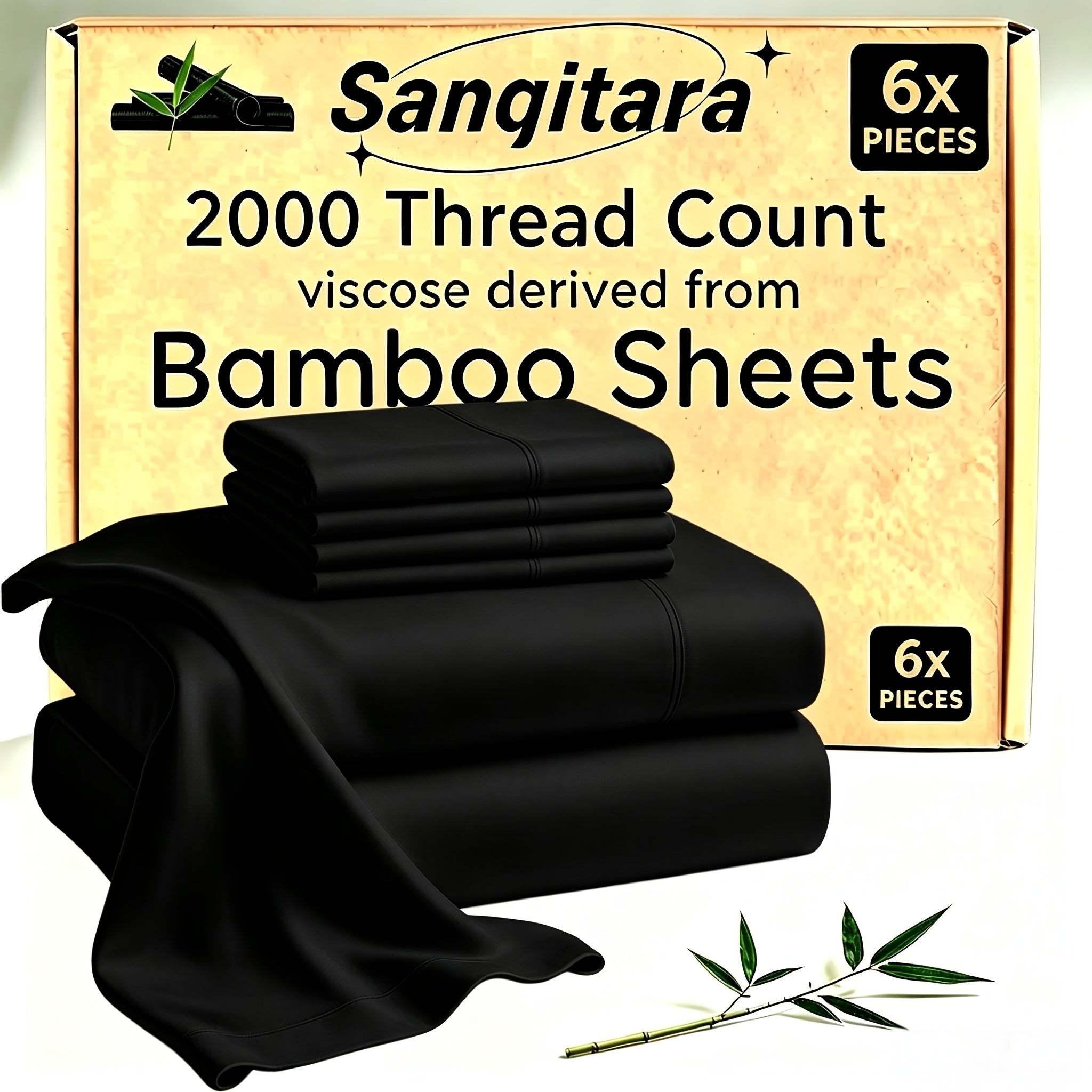 Cooling Fitted Sheet Bamboo Blend Ultra-Soft Deep Pocket Bed Sheet for Hot Sleepers Twin Full Queen King Size Machine Washable Breathable Cooling Bedding White Black Gray Navy Purple Apricot