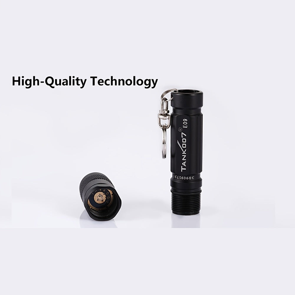 Mini Keychain Flashlight Portable Pocket LED Light ¨C Compact Handheld Torch with Replaceable Battery, Emergency & Outdoor Use, Cute Gift for Kids & Students, 3 Colors (Grey, Pink, Black)